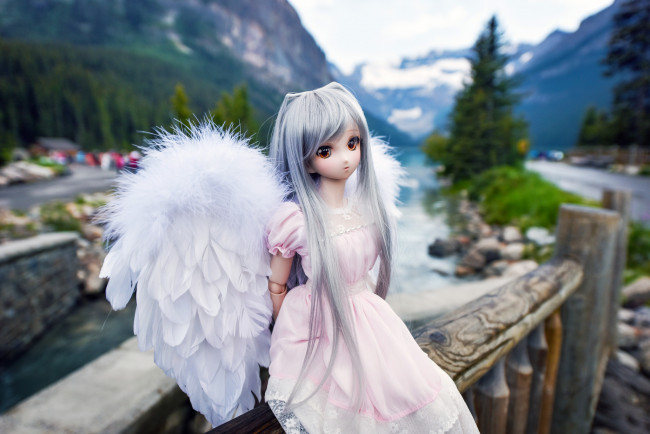 Обои картинки фото разное, игрушки, ангел, кукла, игрушка