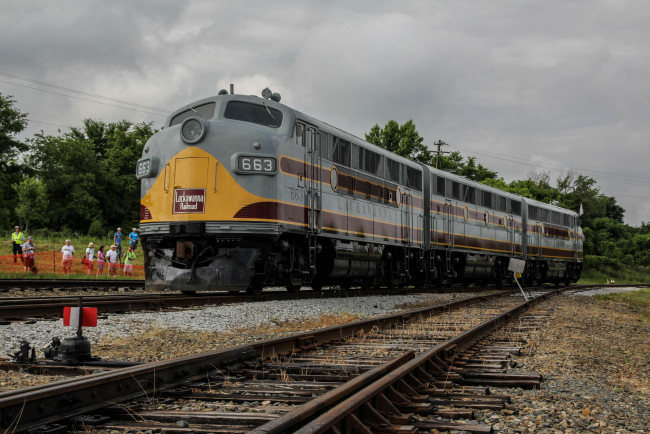 Обои картинки фото техника, поезда, рельсы, дорога, железная, локомотив, состав