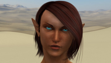 Картинка 3д+графика эльфы+ elves эльфийка взгляд фон