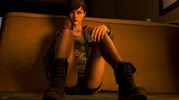 Картинка 3д+графика люди+ people девушка взгляд фон