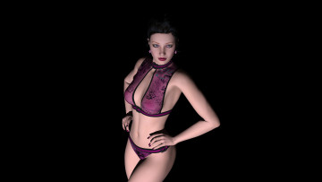 обоя 3д графика, люди , people, фон, взгляд, девушка