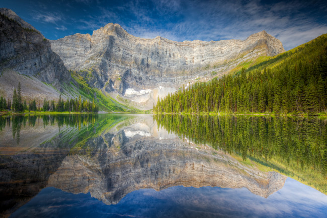 Обои картинки фото природа, реки, озера, река, лес, горы