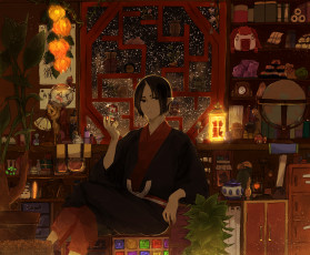 Картинка аниме hoozuki+no+reitetsu hoozuki