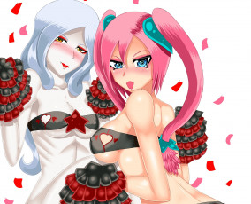 Картинка разное арты фон взгляд девушка