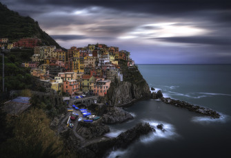 Картинка manarola города -+панорамы побережье