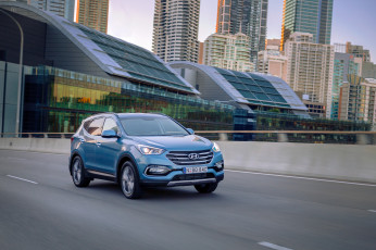 Картинка автомобили hyundai santa fe dm 2016г