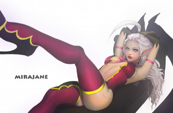 Картинка аниме fairy+tail девушка эротика грудь попа ноги mirajane strauss fairy tail
