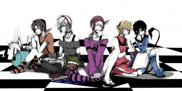 Картинка аниме unknown +другое разные персонажи