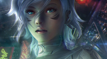 Картинка фэнтези девушки взгляд лицо девушка