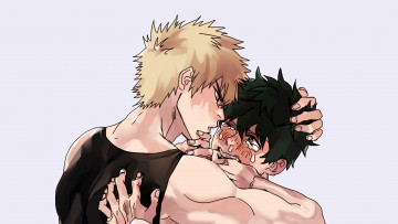 Картинка аниме boku+no+hero+academia парни