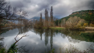 Картинка природа реки озера река лес