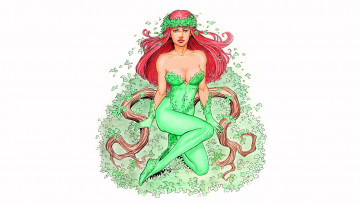 Картинка рисованное комиксы взгляд фон девушка листва униформа