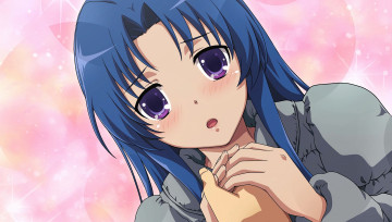 Картинка аниме toradora девушка взгляд фон