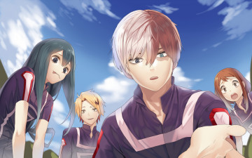 Картинка аниме boku+no+hero+academia герои