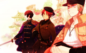 Картинка аниме hetalia +axis+powers парни
