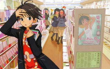 Картинка аниме idolm@ster взгляд девушка фон