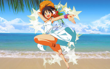 Картинка аниме idolm@ster взгляд девушка фон