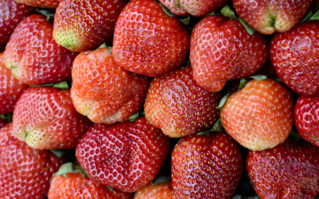 Картинка еда клубника +земляника много макро