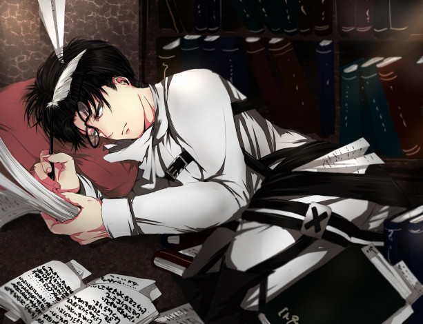 Обои картинки фото аниме, shingeki no kyojin, levi