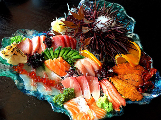 Обои картинки фото еда, рыба,  морепродукты,  суши,  роллы, деликатесы