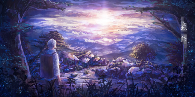 Обои картинки фото аниме, mushishi, ginko
