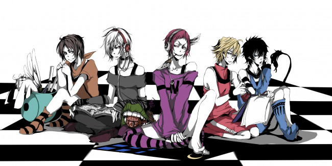 Обои картинки фото аниме, unknown,  другое, разные, персонажи