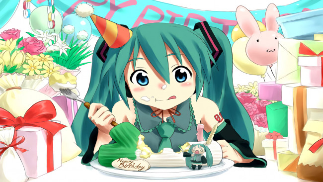 Обои картинки фото аниме, vocaloid, фон, взгляд, девушка