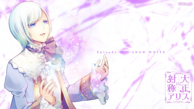 Обои картинки фото taishou x alice, аниме, фон, девушка, взгляд