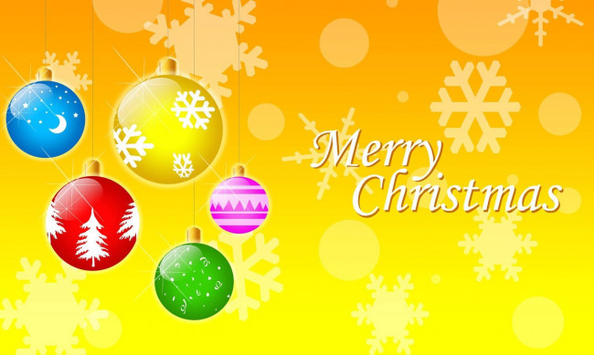 Обои картинки фото праздничные, векторная графика , новый год, снежинки