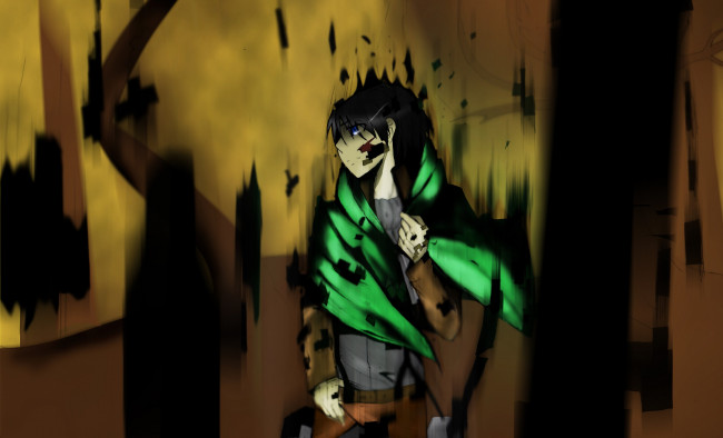 Обои картинки фото аниме, shingeki no kyojin, levi