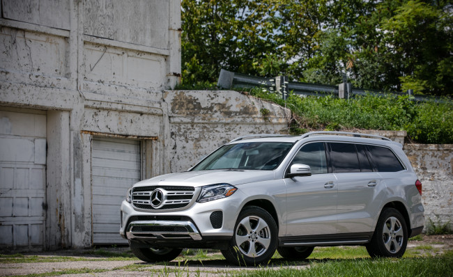 Обои картинки фото автомобили, mercedes-benz, 2017г, america, north, 4matic, gls, 450