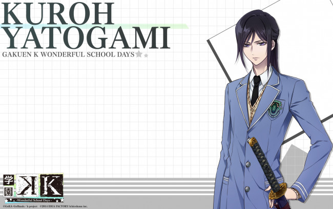 Обои картинки фото аниме, k project, персонаж