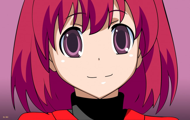 Обои картинки фото аниме, toradora, девушка, взгляд, фон