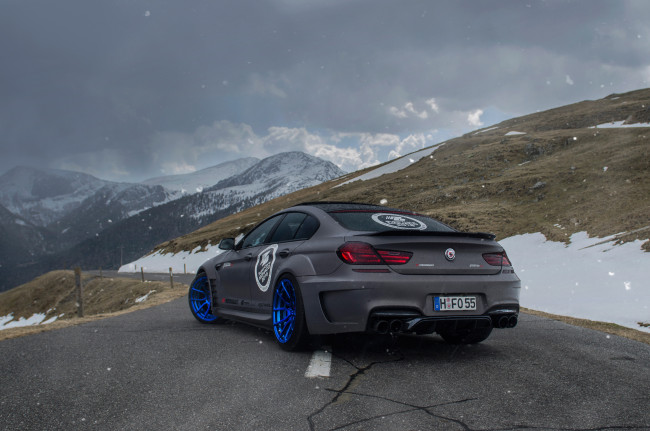 Обои картинки фото автомобили, bmw, coupe, gran, m6, by, fostla, pp-performance, 2016г, f06