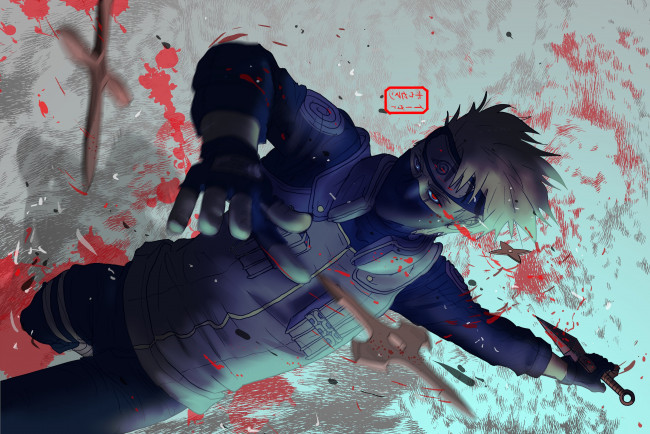 Обои картинки фото аниме, naruto, kakashi