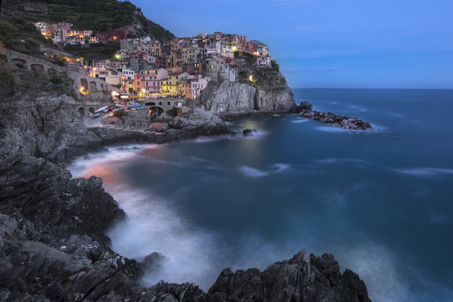 Обои картинки фото manarola - cinque terre , italy, города, - панорамы, побережье