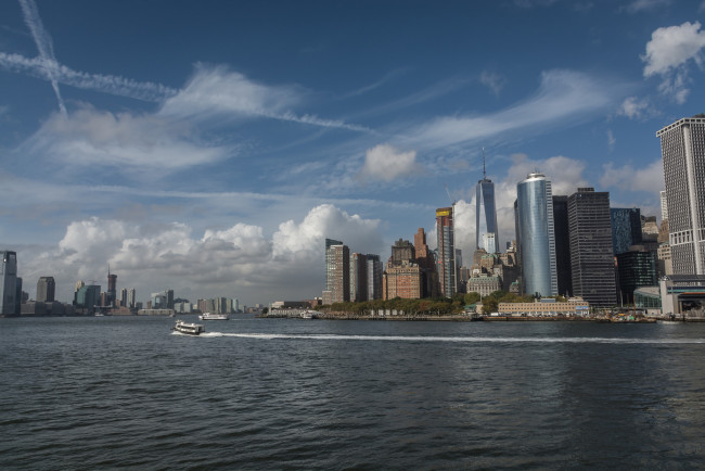 Обои картинки фото manhattan, города, нью-йорк , сша, побережье