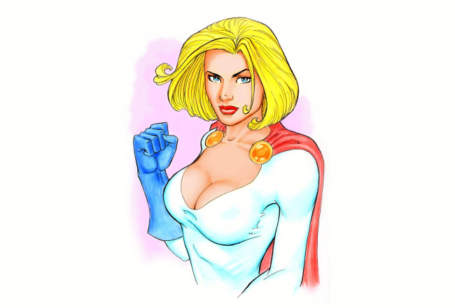 Обои картинки фото рисованное, комиксы, взгляд, фон, девушка, униформа