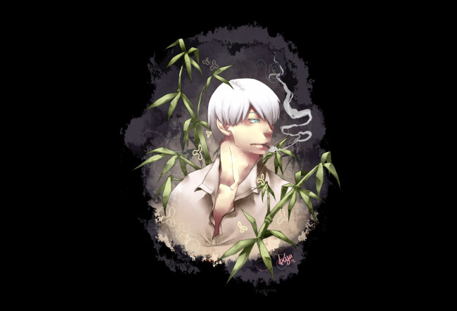 Обои картинки фото аниме, mushishi, ginko