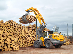 Картинка техника фронтальные+погрузчики liebherr