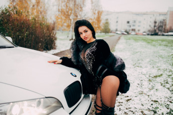 Картинка bmw+girl автомобили -авто+с+девушками girl bmw