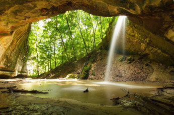 Картинка природа водопады простор