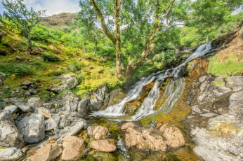 Картинка природа водопады простор