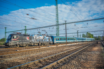 Картинка техника электровозы состав локомотив