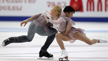 Картинка спорт фигурное+катание выступление девушка парень
