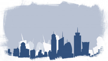 Картинка векторная+графика город+ city город дома