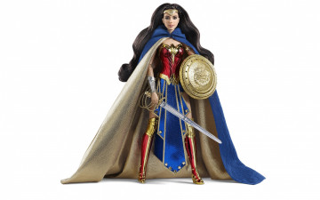 Картинка 3д+графика фантазия+ fantasy themyscira lasso of truth film movie armor wonder woman queen brunette gauntlet strong diana dc comics shield warrior blade ken barbie sword cinema