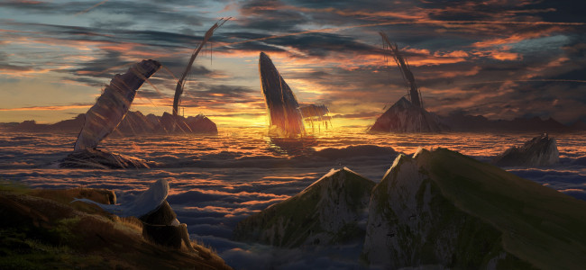 Обои картинки фото фэнтези, иные миры,  иные времена, пейзаж