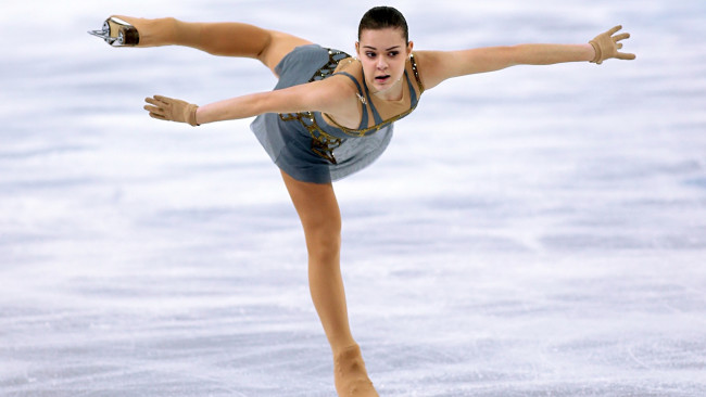 Обои картинки фото спорт, фигурное катание, девушка, выступление