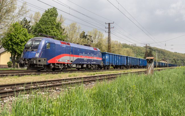 Обои картинки фото техника, электровозы, состав, локомотив